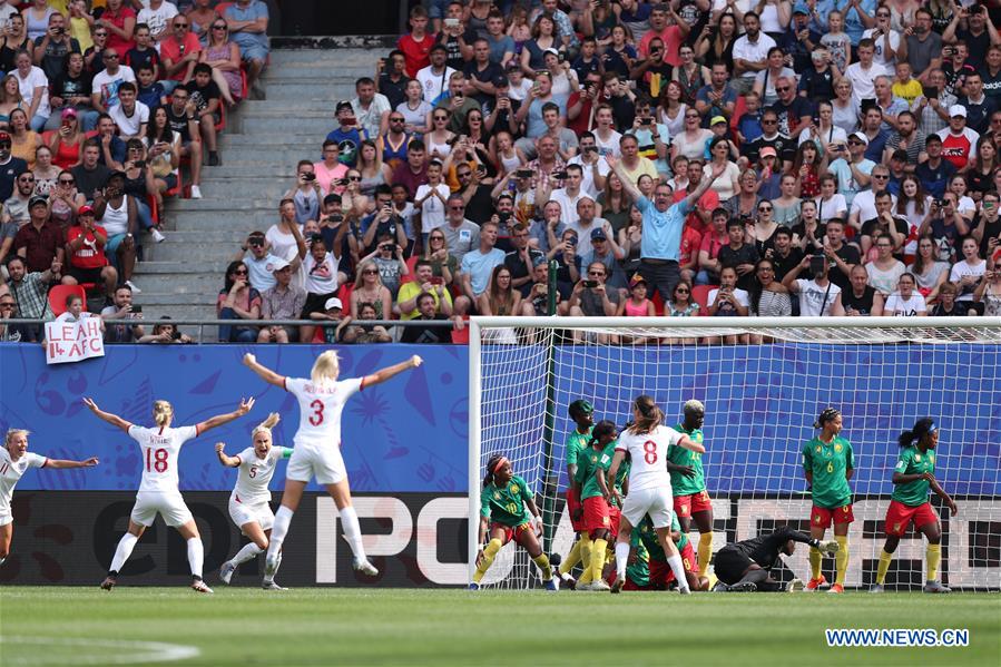 (SP)FRANCE-VALENCIENNES-2019 FIFA WOMEN'S WORLD CUP-ROUND OF 16-ENGLAND VS CAMEROON