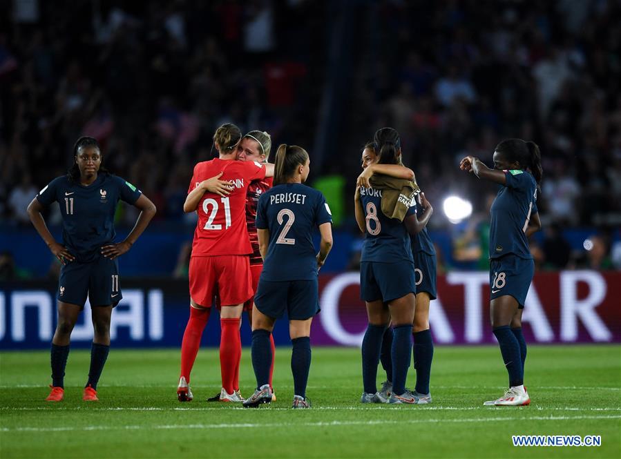 (SP)FRANCE-PARIS-FIFA WOMEN'S WORLD CUP-QUARTERFINAL-FRA VS USA