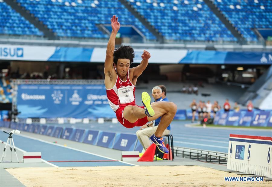 (SP)ITALY-NAPLES-SUMMER UNIVERSIADE 2019-ATHLETICS-MEN'S LONG JUMP