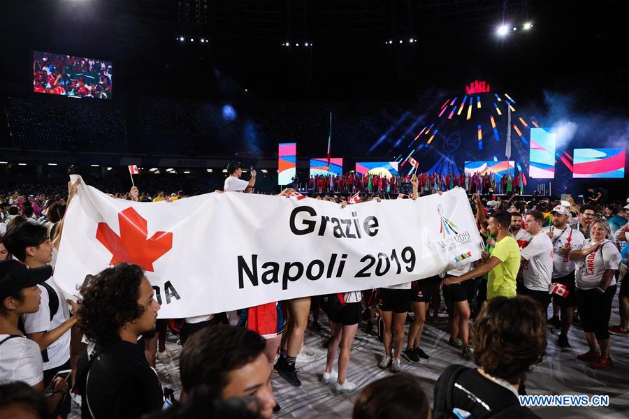 (SP)ITALY-NAPLES-SUMMER UNIVERSIADE-CLOSING CEREMONY