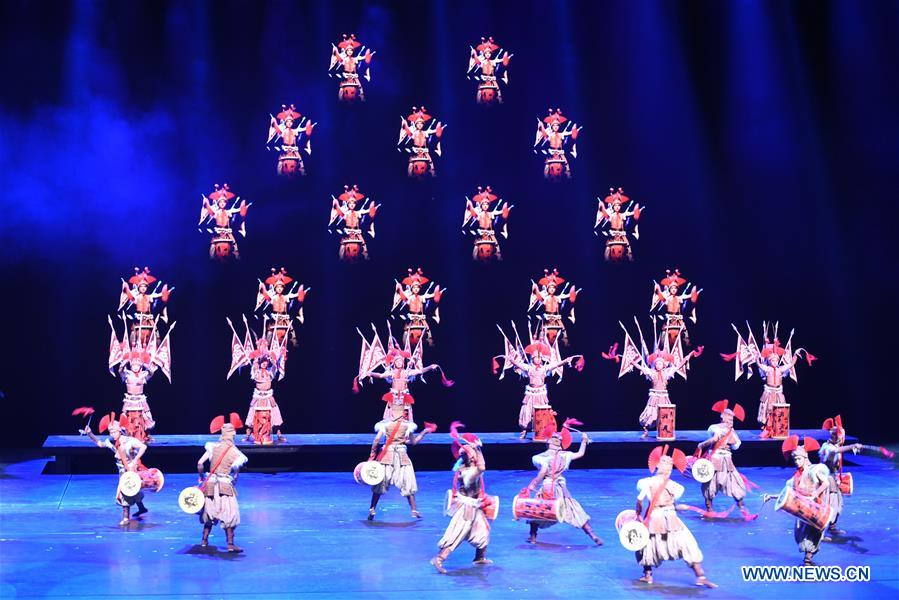 CHINA-GANSU-ZHANGYE-HISTORICAL STAGE DRAMA (CN)