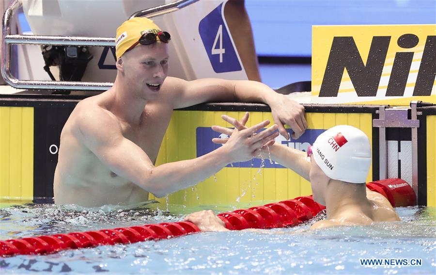 (SP)SOUTH KOREA-GWANGJU-FINA WORLD CHAMPIONSHIPS-SWIMMING-DAY 3