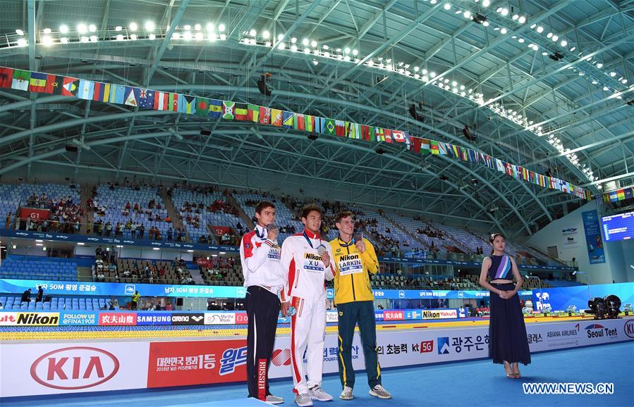 (SP)SOUTH KOREA-GWANGJU-FINA WORLD CHAMPIONSHIPS-SWIMMING-DAY 3