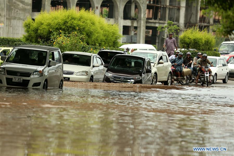 PAKISTAN-RAWALPINDI-MONSOON-RAIN