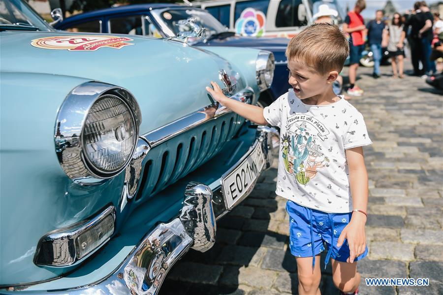 RUSSIA-MOSCOW-CLASSIC CAR RALLY