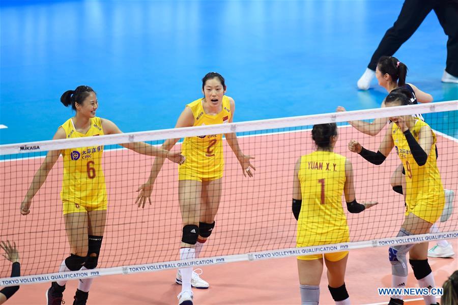 (SP)CHINA-NINGBO-FIVB-TOKYO VOLLEYBALL QUALIFICATION-CHINA-TURKEY(CN)