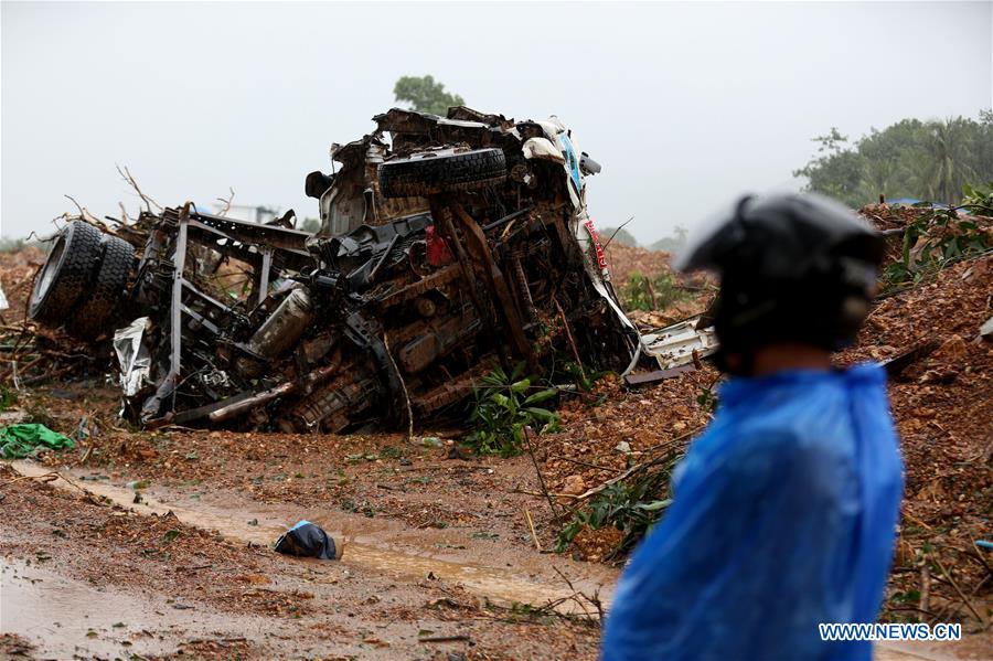 MYANMAR-MON STATE-MONSOON LANDSLIDE