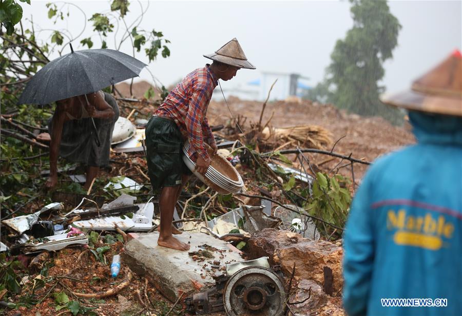 MYANMAR-MON STATE-MONSOON LANDSLIDE