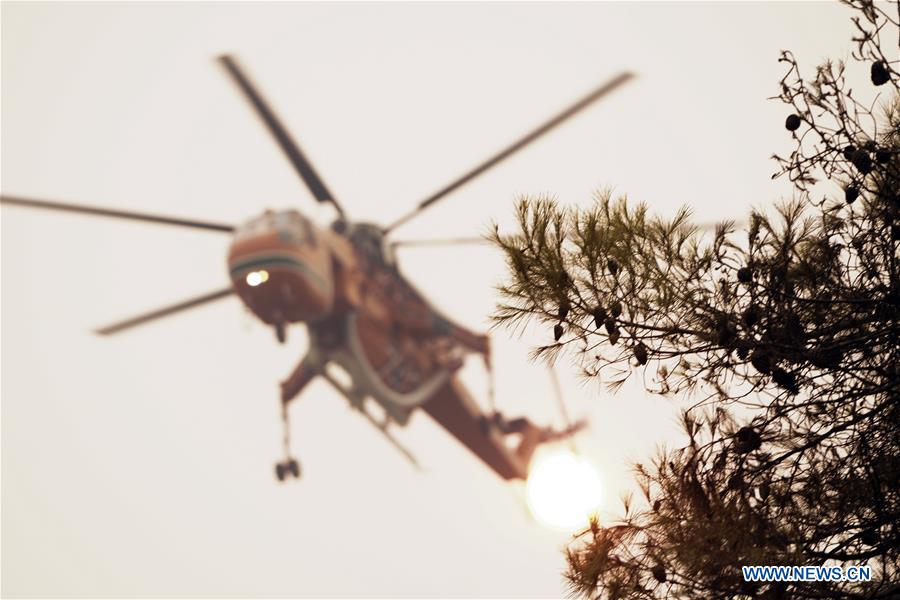 GREECE-EVIA ISLAND-WILDFIRE