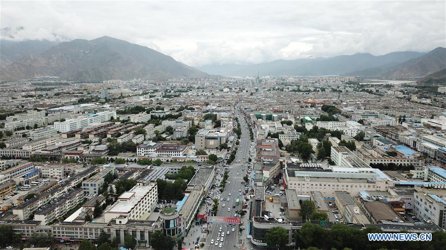 (InTibet)CHINA-TIBET-LHASA-AERIAL VIEW (CN)