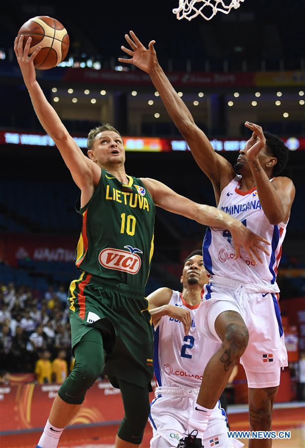 (SP)CHINA-NANJING-BASKETBALL-FIBA WORLD CUP-GROUP L-DOM VS LTU(CN)