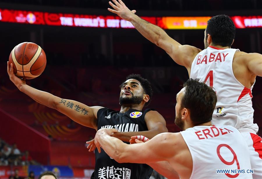 (SP)CHINA-DONGGUAN-BASKETBALL-FIBA WORLD CUP-NEW ZEALAND VS TURKEY (CN)