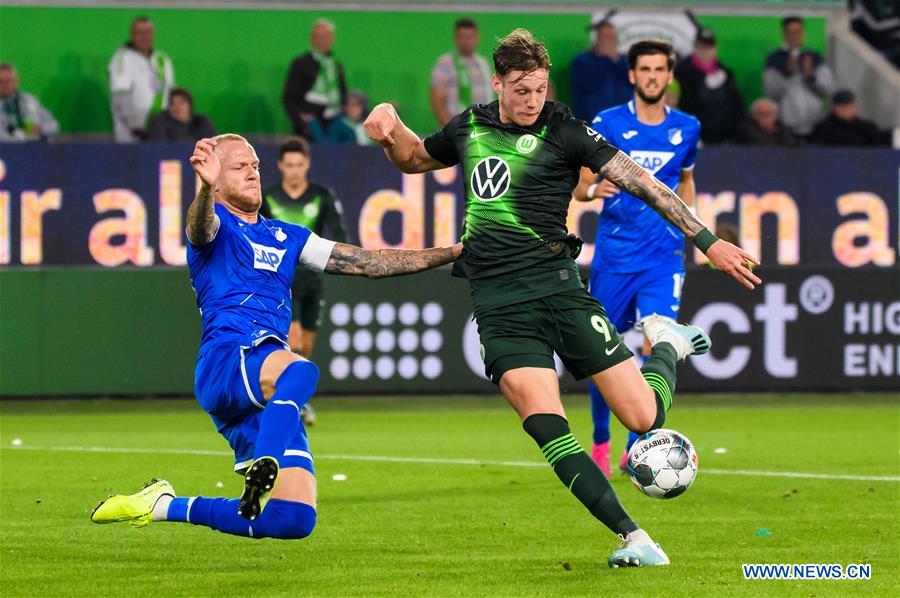 (SP)GERMANY-WOLFSBURG-SOCCER-BUNDESLIGA-WOLFSBURG VS HOFFENHEIM