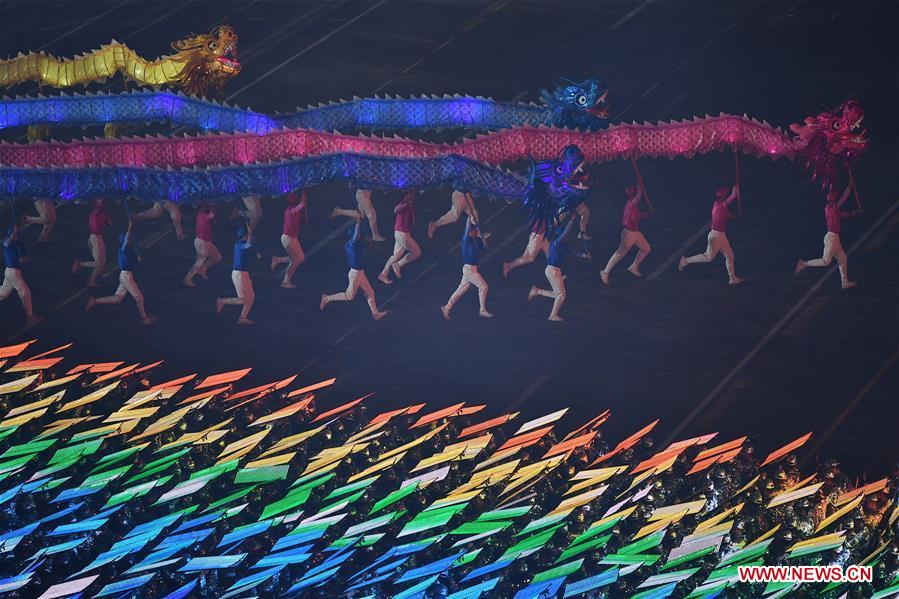 (PRC70Years)CHINA-BEIJING-NATIONAL DAY-CELEBRATIONS-EVENING GALA (CN)