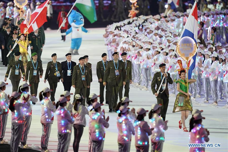 (SP)CHINA-WUHAN-7TH MILITARY WORLD GAMES-OPENING CEREMONY