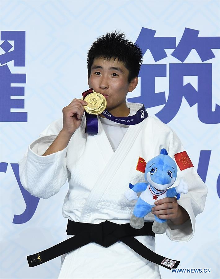 (SP)CHINA-WUHAN-7TH MILITARY WORLD GAMES-JUDO-WOMEN'S 48KG FINAL