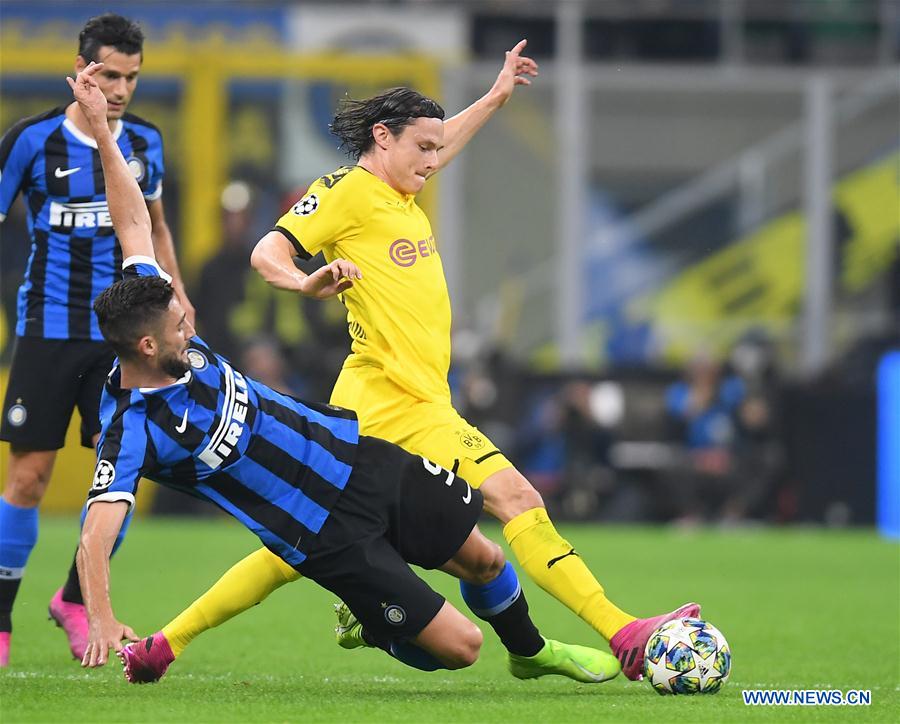 (SP)ITALY-MILAN-SOCCER-UEFA CHAMPIONS LEAGUE-INTER VS DORTMUND