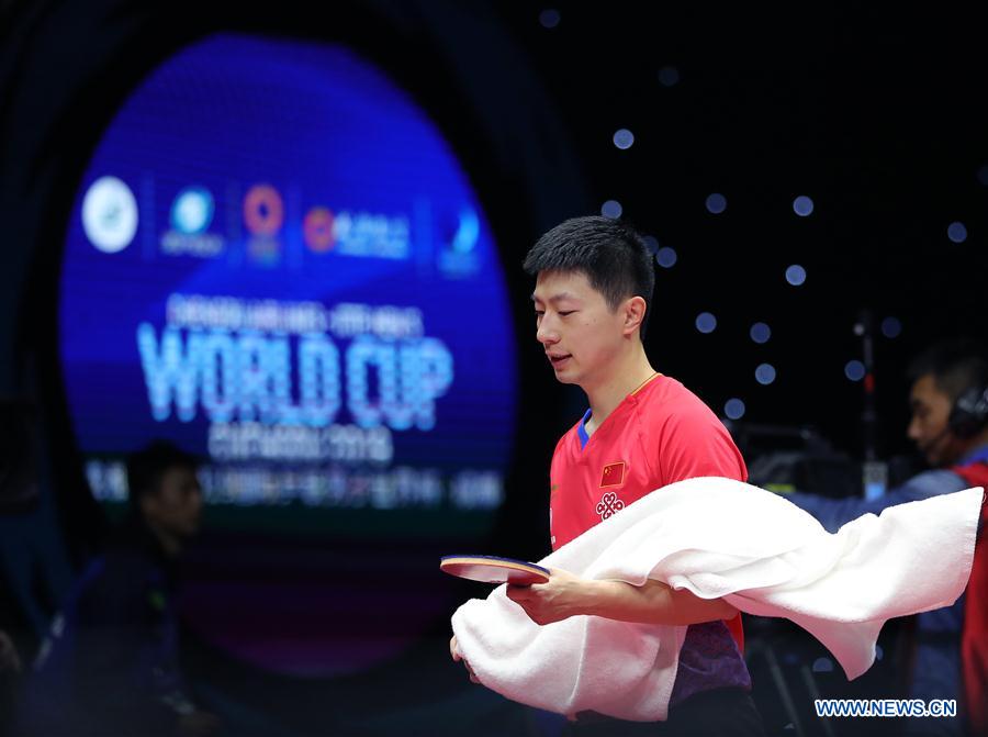 (SP)CHINA-CHENGDU-TABLE TENNIS-ITTF MEN'S WORLD CUP-QUARTERFINAL (CN)