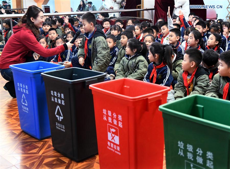 CHINA-SHANDONG-QINGDAO-GARBAGE CLASSIFICATION-PRIMARY SCHOOL (CN)