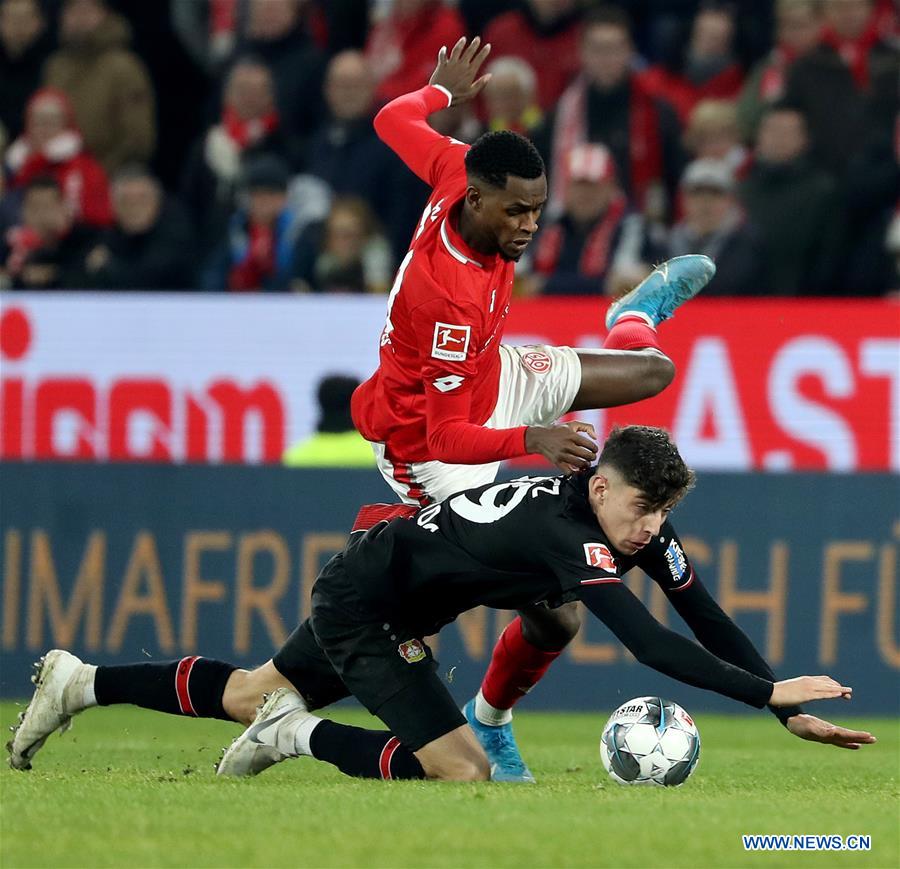 (SP)GERMANY-MAINZ-FOOTBALL-BUNDESLIGA-LEVERKUSEN VS MAINZ