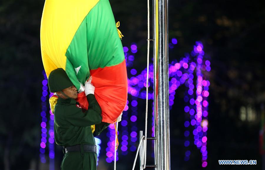 MYANMAR-YANGON-INDEPENDENCE DAY-CELEBRATION