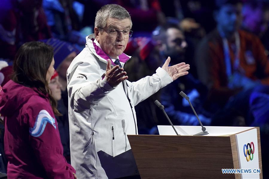 (SP)SWITZERLAND-LAUSANNE-3RD YOUTH WINTER OLYMPIC GAMES-OPENING CEREMONY