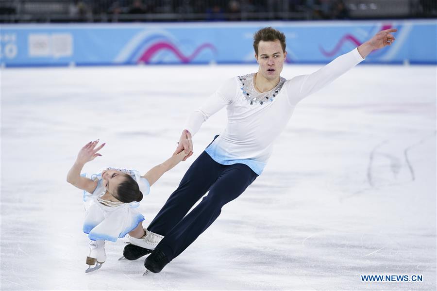 (SP)SWITZERLAND-LAUSANNE-WINTER YOG-FIGURE SKATING-PAIR SKATING FREE SKATING