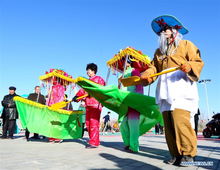 CHINA-GANSU-ZHANGYE-SHEHUO-REHEARSAL (CN)