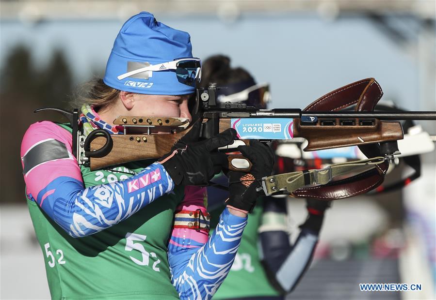 (SP)FRANCE-LES ROUSSES-WINTER YOG-BIATHLON-MIXED RELAY