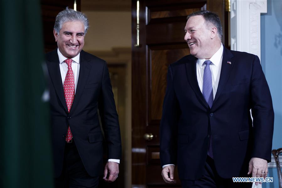  U.S.-WASHINGTON D.C.-POMPEO-PAKISTAN-FM-MEETING