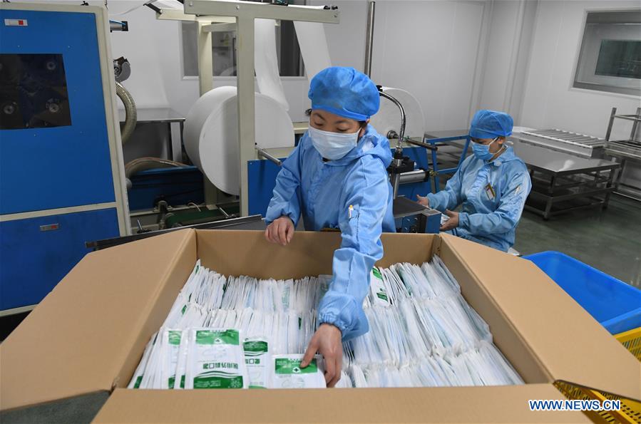 CHINA-GUANGXI-NANNING-NOVEL CORONAVIRUS-PROTECTIVE MASKS-PRODUCTION (CN)