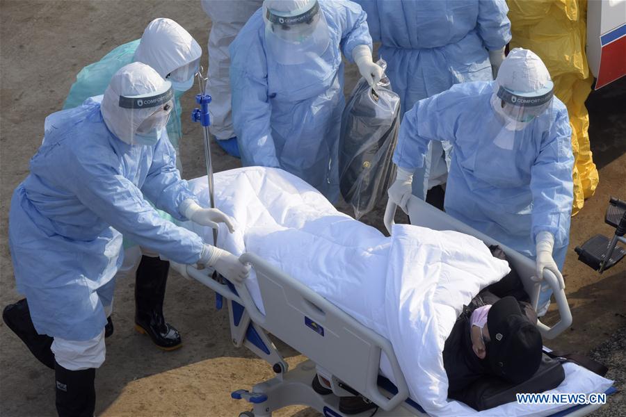 CHINA-HUBEI-WUHAN-HUOSHENSHAN HOSPITAL-PATIENTS (CN)