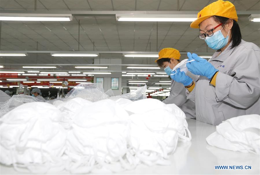 CHINA-SHANDONG-QINGDAO-NCP-FACE MASK-PRODUCTION (CN)