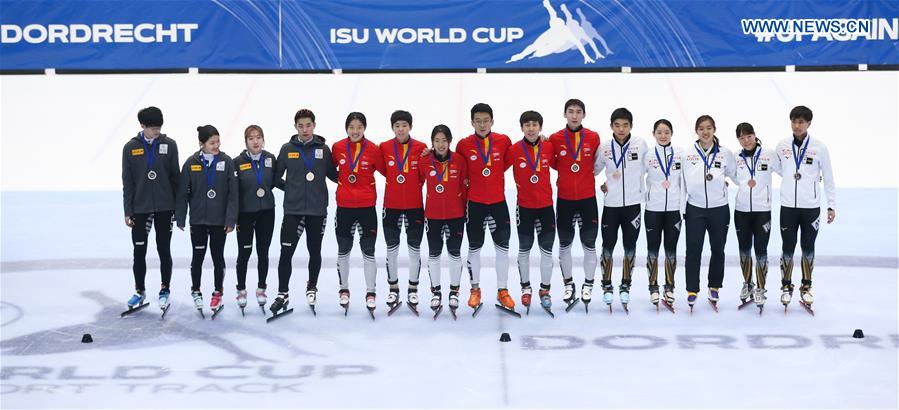 (SP)THE NETHERLANDS-DORDRECHT-ISU WORLD CUP-SHORT TRACK