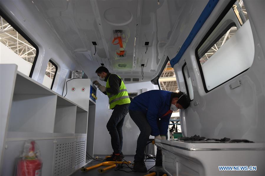 CHINA-JIANGSU-WUXI-NEGATIVE PRESSURE AMBULANCE-PRODUCTION (CN)