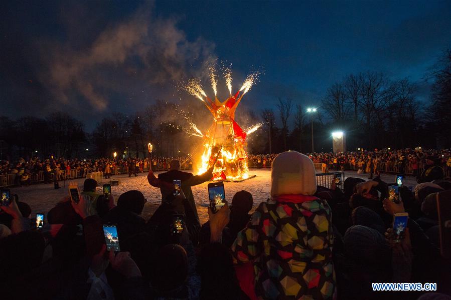 RUSSIA-ST. PETERSBURG-MASLENITSA FESTIVAL