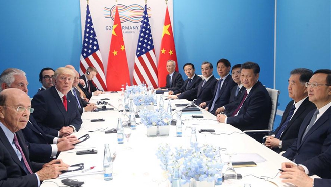 Xi, Trump meet on ties, hot-spot issues on G20 sidelines