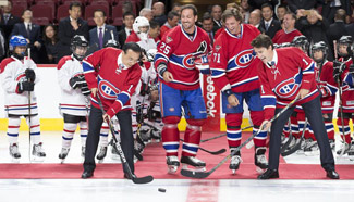 Chinese premier takes to ice with Montreal Canadiens